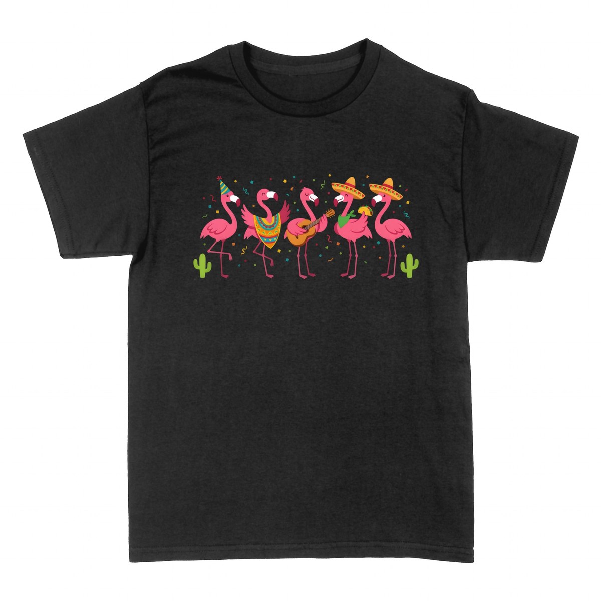 T-shirts: Flamingos Fiesta Cinco de Mayo Party