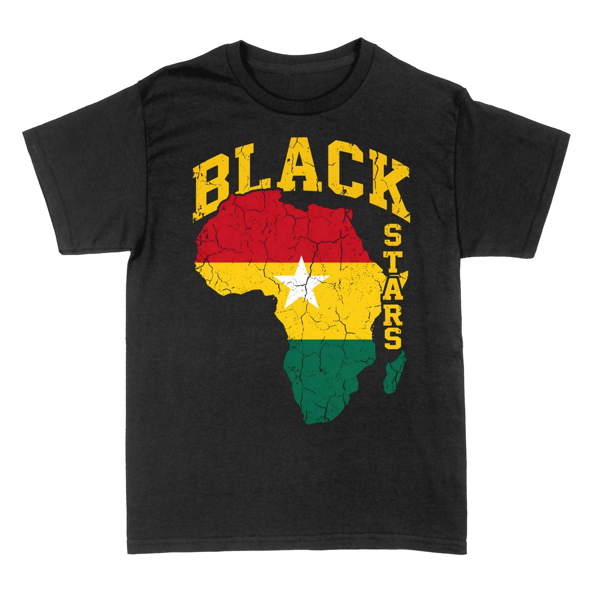 T-shirts: Ghana Black Stars &mdash; Afrikanischer Fu&szlig;ballstolz