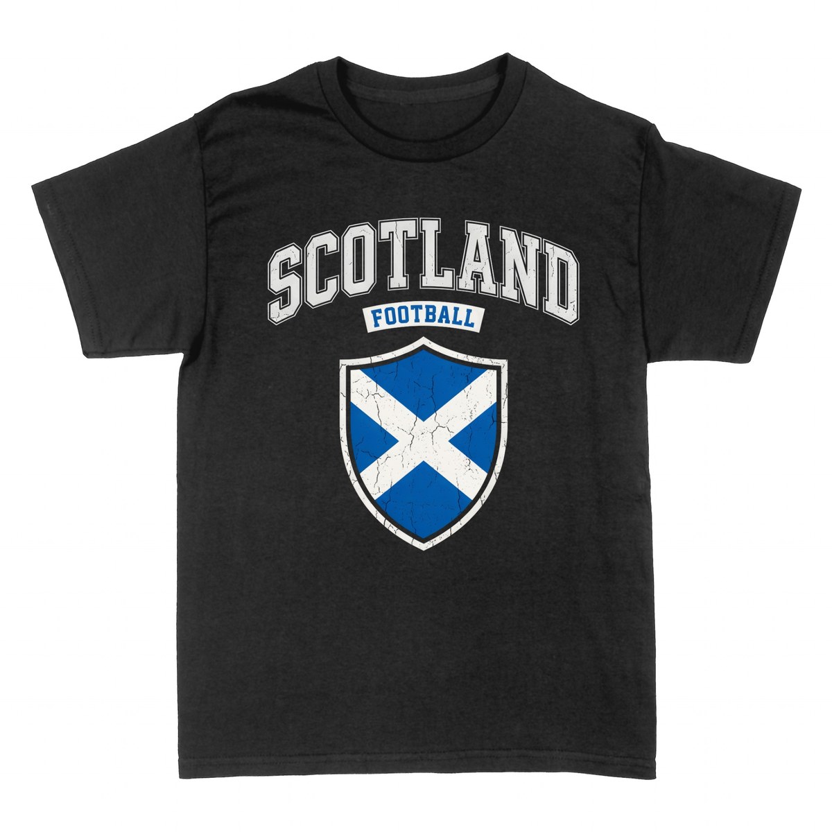 T-shirts: Scotland Football Wappen Vintage