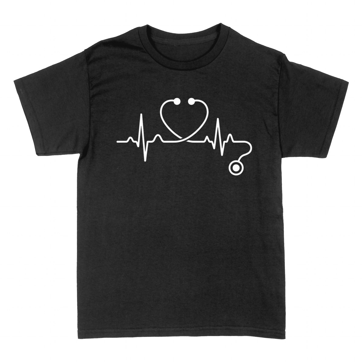 T-shirts: Krankenschwester Herzschlag &amp; Stethoskop