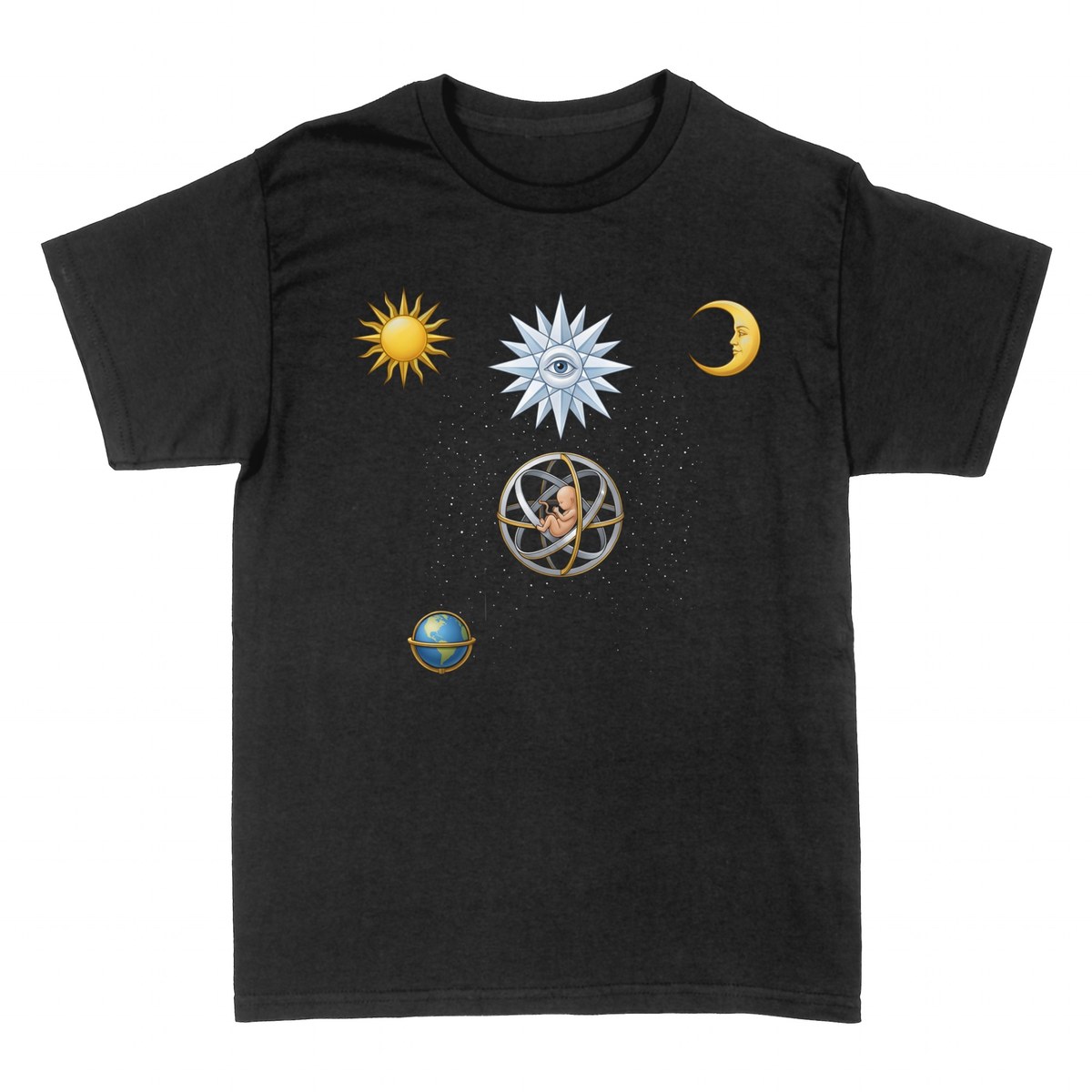 T-shirts: Freimaurerei Allsehendes Auge Esoterische Symbole