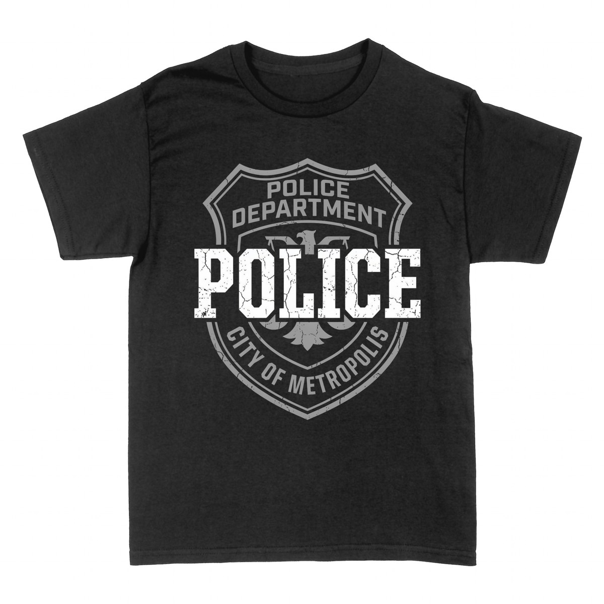 T-shirts: Polizisten - Vintage Polizeiwappen Abzeichen