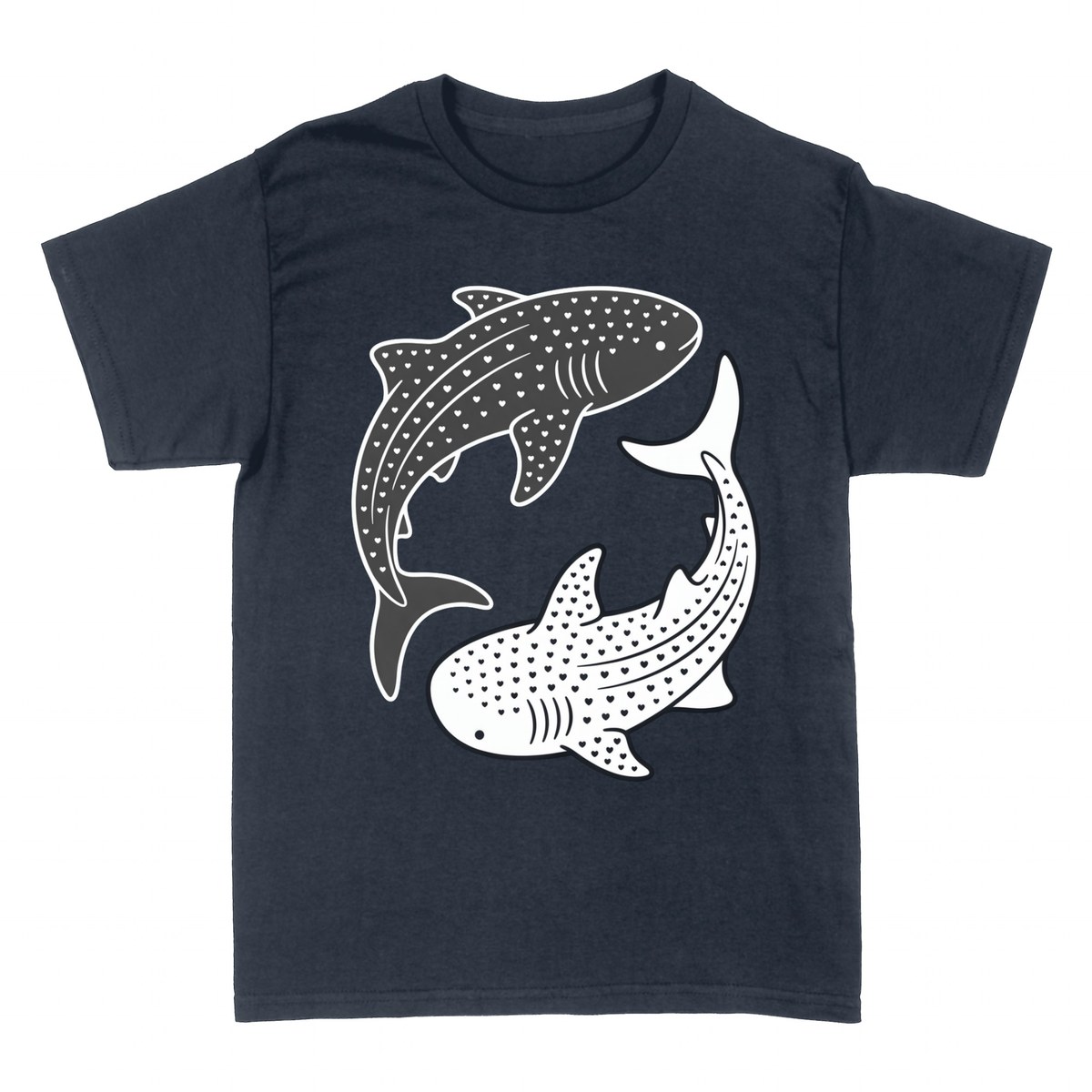 T-shirts: Walhai Yin Yang Herzen