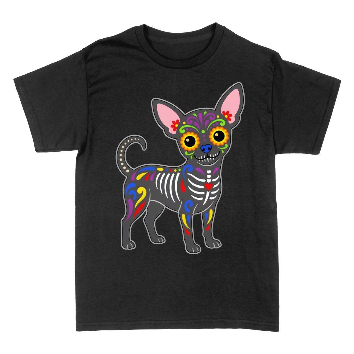 T-shirts: Chihuahua D&iacute;a de los Muertos