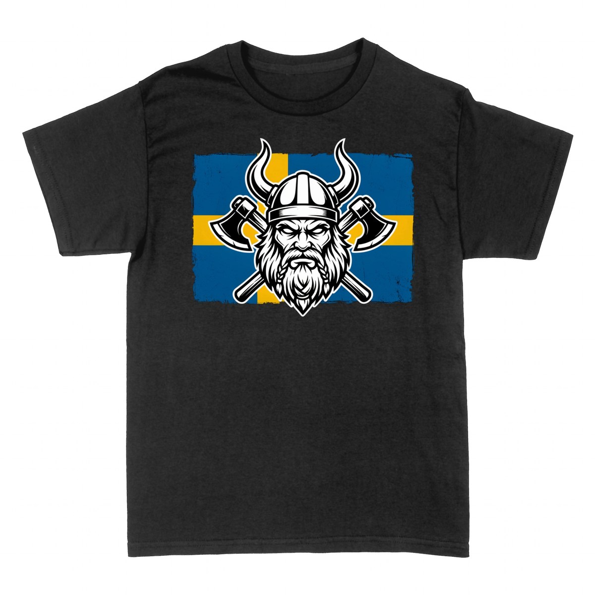T-shirts: Wikinger Krieger Schweden Flagge