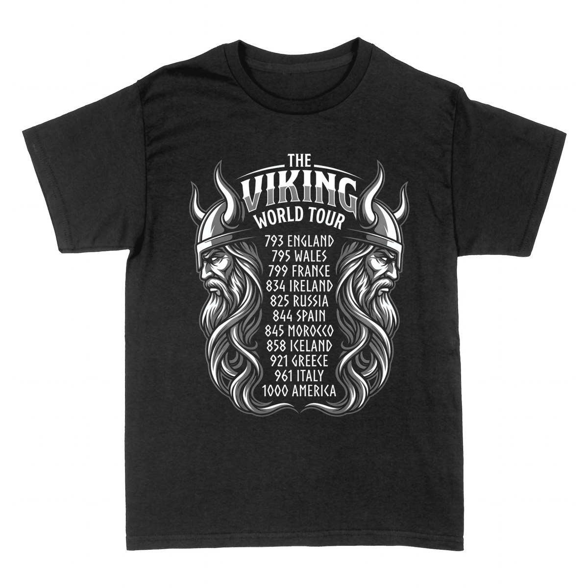 T-shirts: Viking World Tour &mdash; Die historische Welttournee.