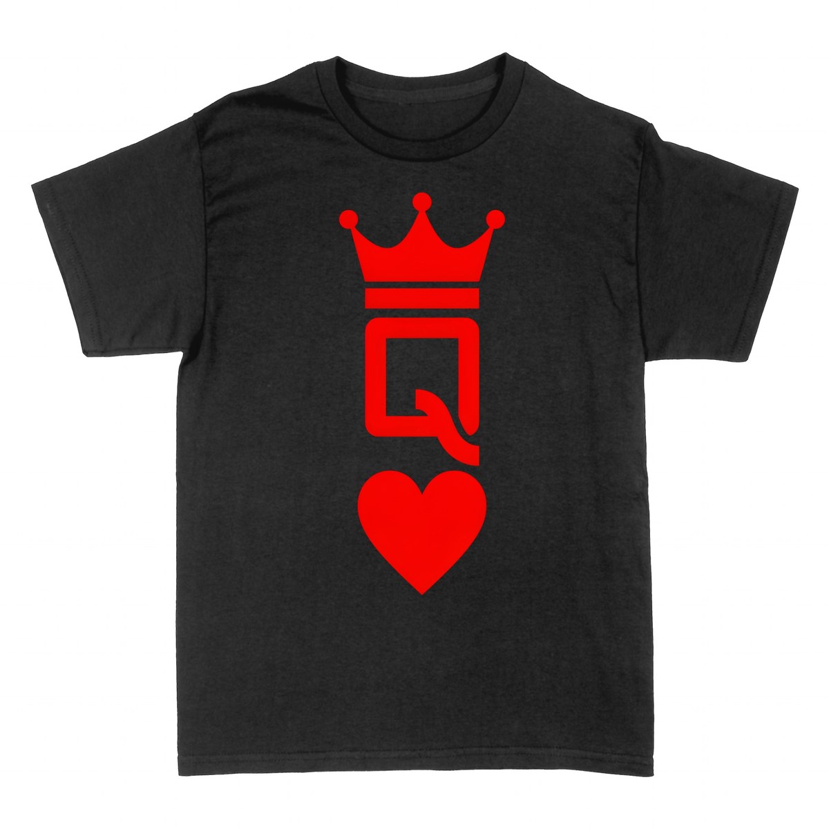 T-shirts: Herz-Dame mit Krone