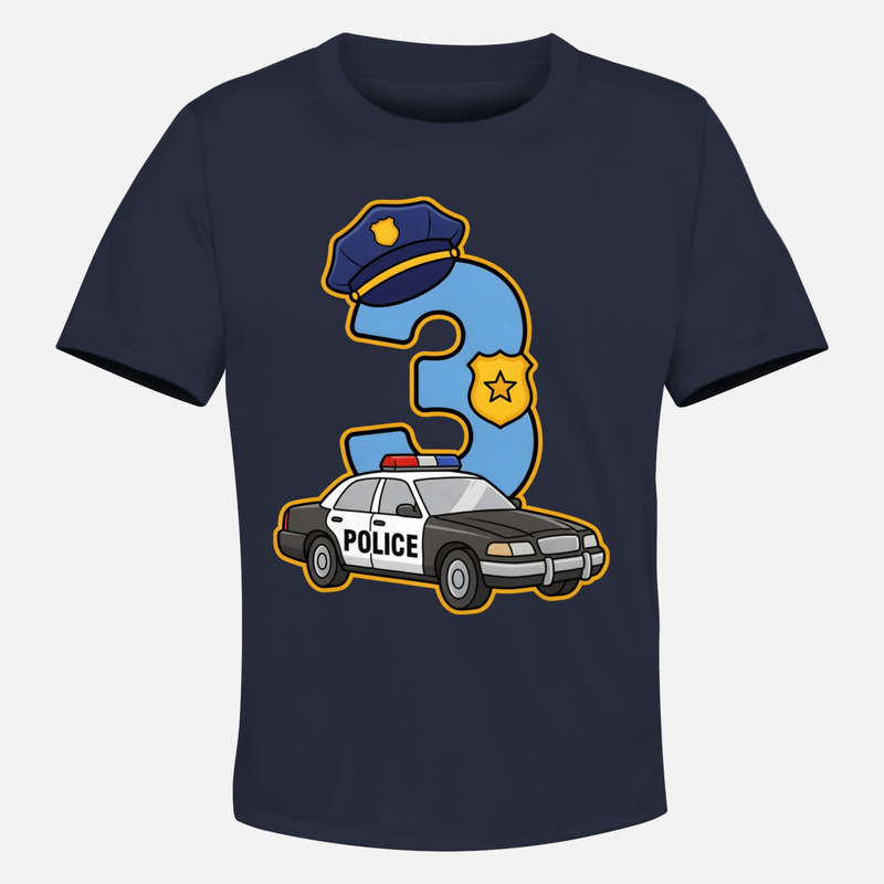 T-shirts: Polizei Geburtstag 3 Jahre