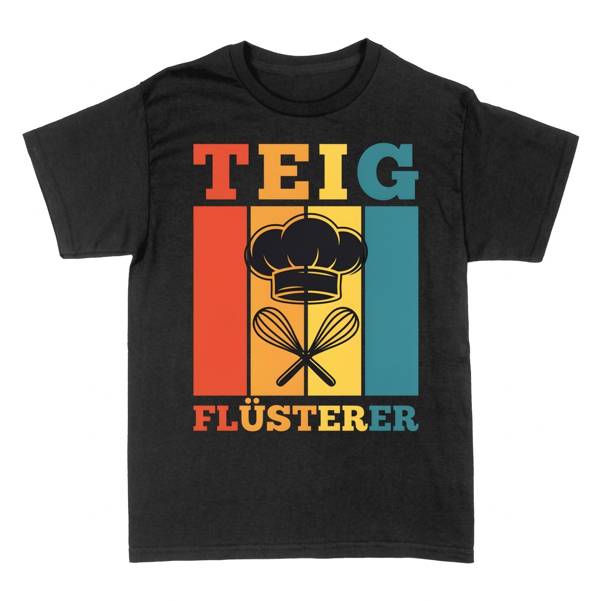 T-shirts: Teigfl&uuml;sterer - B&auml;cker Retro
