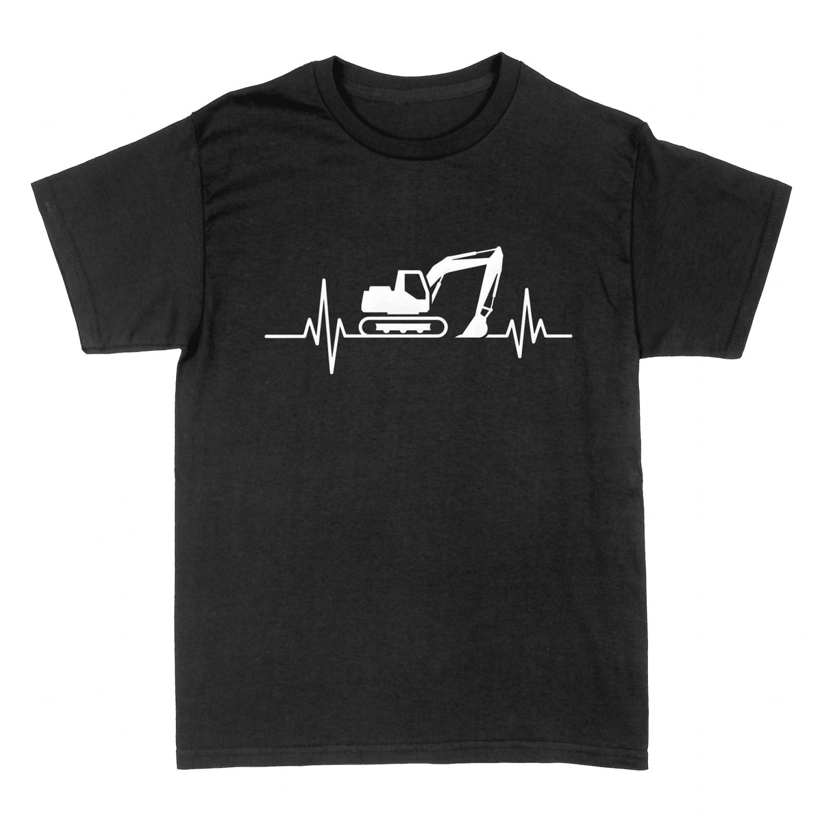 T-shirts: Herzschlag-Puls Bagger