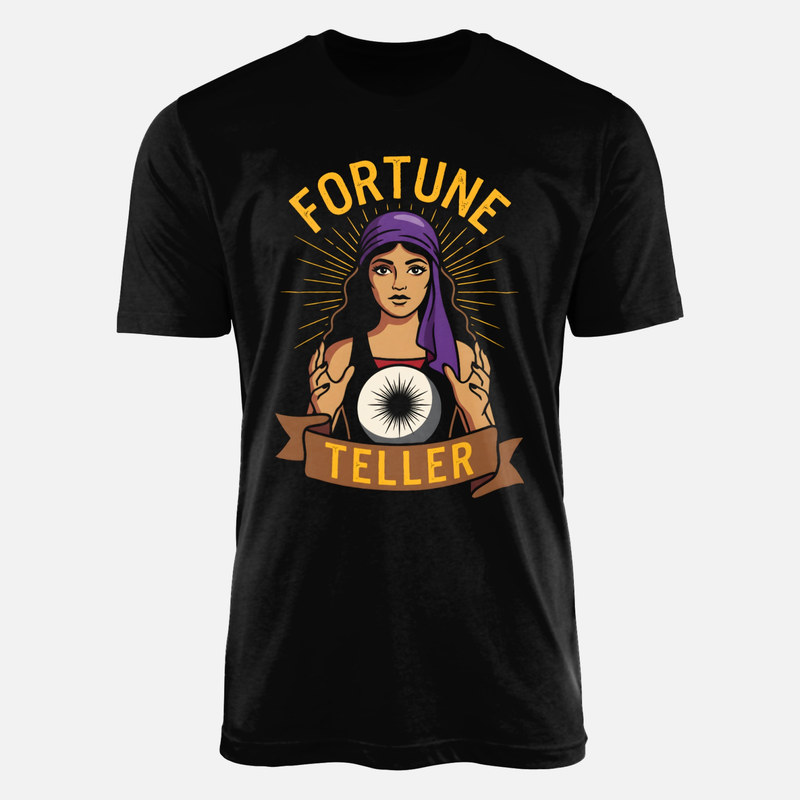 T-shirts: Wahrsagerin mit Kristallkugel