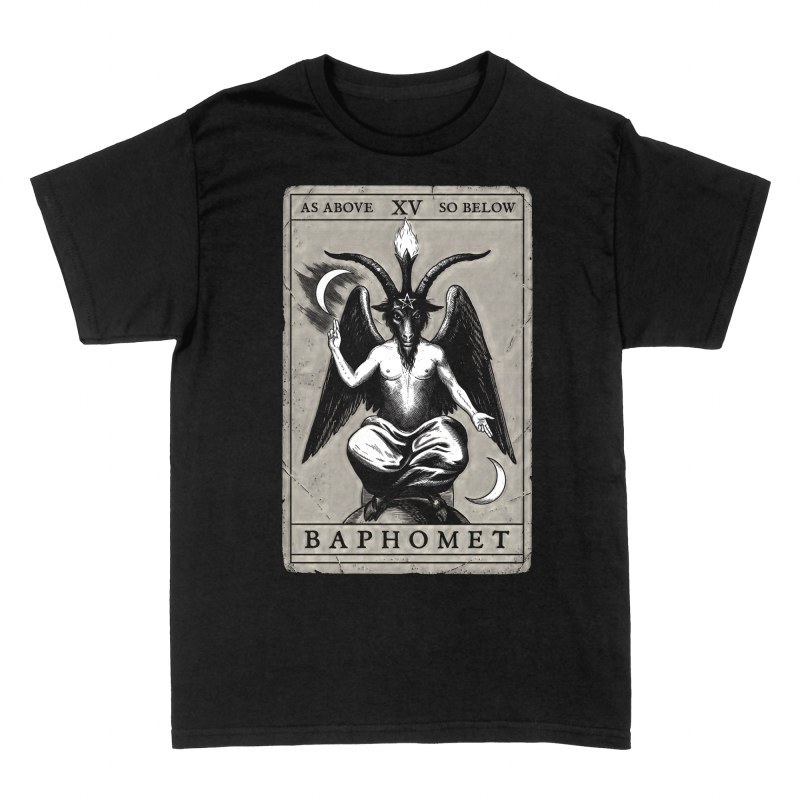 T-shirts: Baphomet Tarot, wie oben so unten
