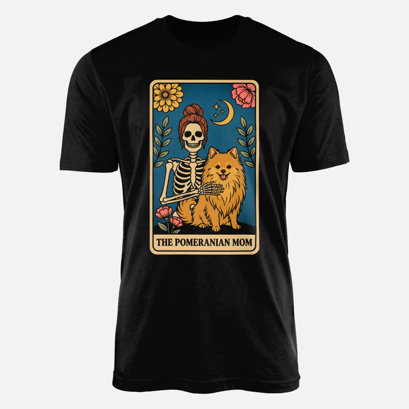 T-shirts: Tarotkarte der Zwergspitz Mama