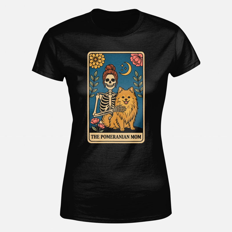 T-shirts: Tarotkarte der Zwergspitz Mama