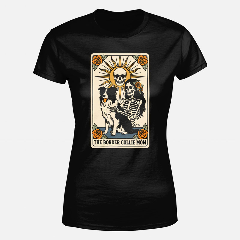 T-shirts: Tarotkarte der Border Collie Mama