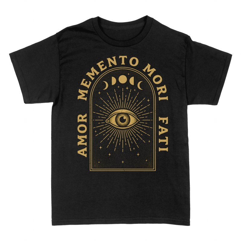 T-shirts: Memento Mori Mystisches Auge &amp; Mond