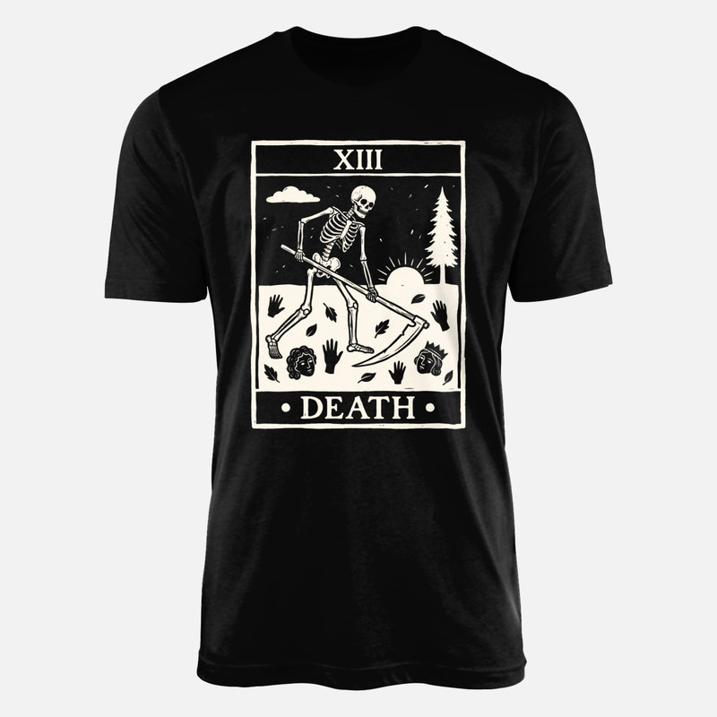 T-shirts: Tarotkarte Der Tod XIII Skelett