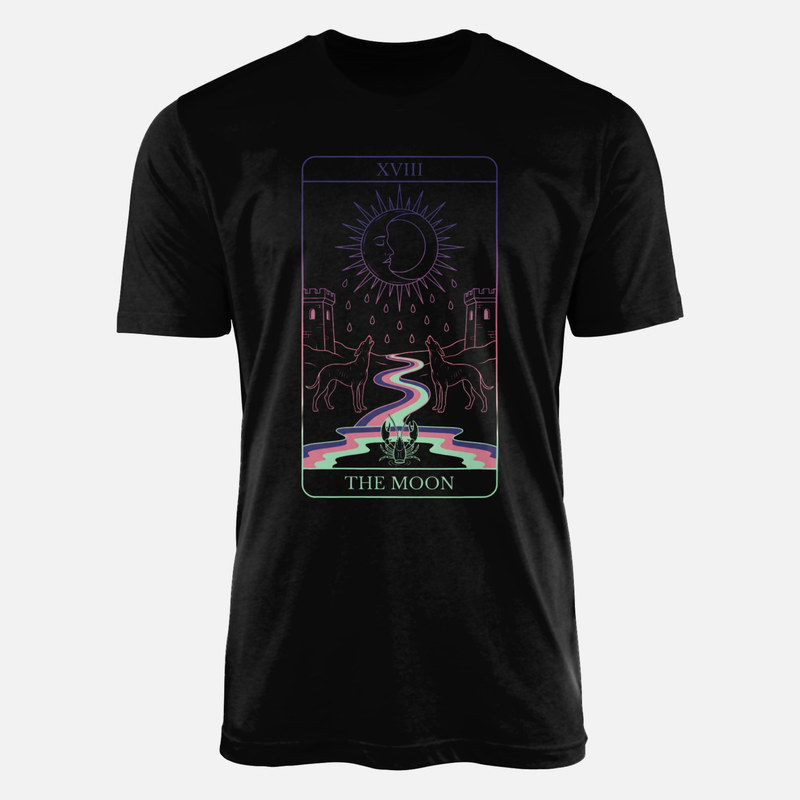 T-shirts: Tarotkarte Der Mond