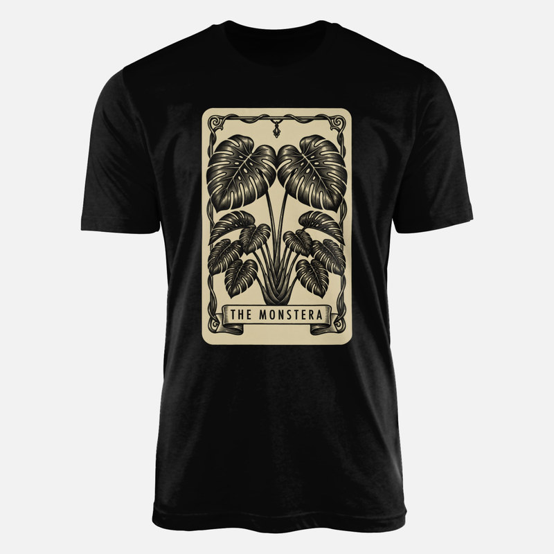 T-shirts: Monstera Tarotkarte
