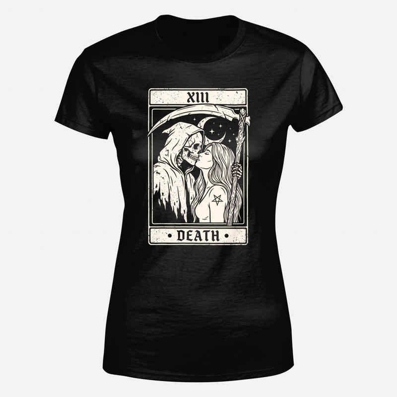 T-shirts: Tarotkarte Tod Kuss der Sense