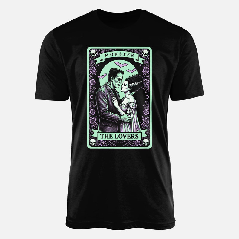 T-shirts: Frankenstein Tarotkarte Die Liebenden