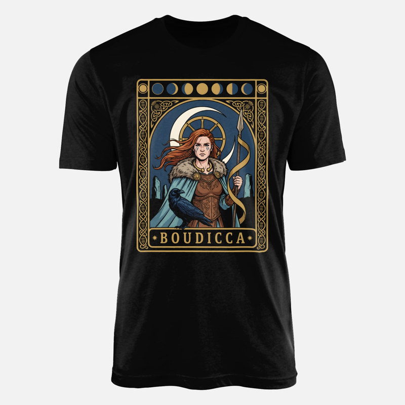 T-shirts: Keltische Kriegerin Boudicca Tarot