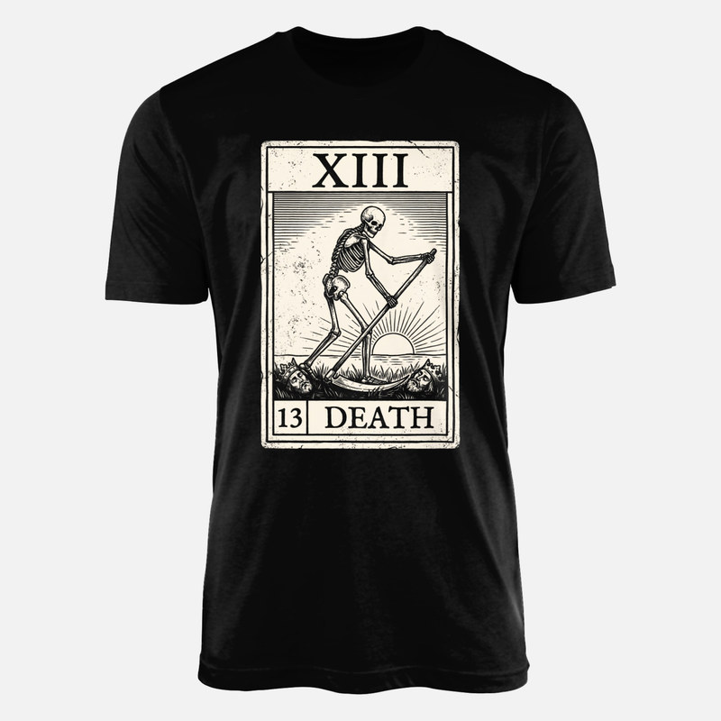 T-shirts: Tarotkarte Der Tod XIII Skelett