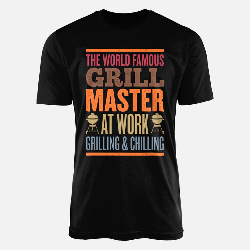 T-shirts: Grillmeister bei der Arbeit