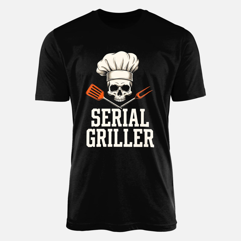 T-shirts: Totenkopf Chefkoch Serial Griller