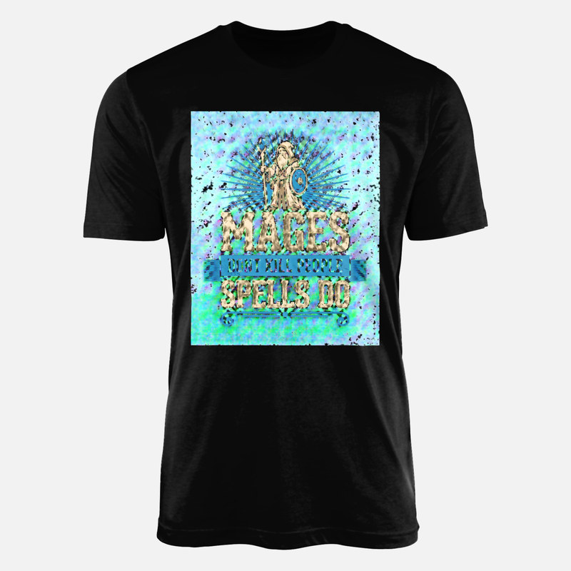 T-shirts: Magier mit Zauberspr&uuml;chen