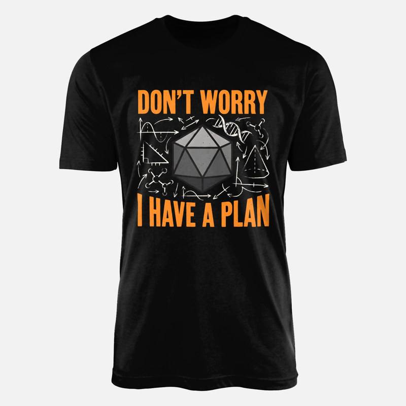 T-shirts: D20-W&uuml;rfel mit Wissenschaftsformeln