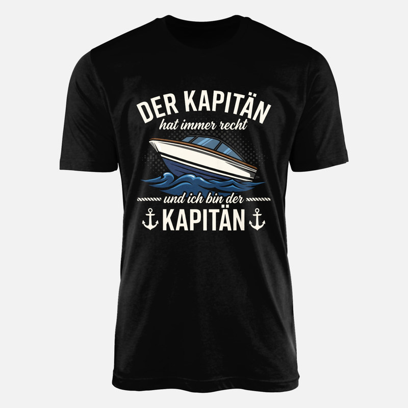 T-shirts: Der Kapit&auml;n hat immer recht
