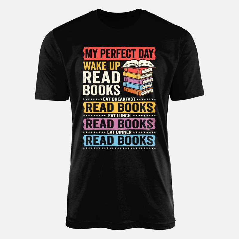 T-shirts: Mein perfekter Tag mit B&uuml;chern