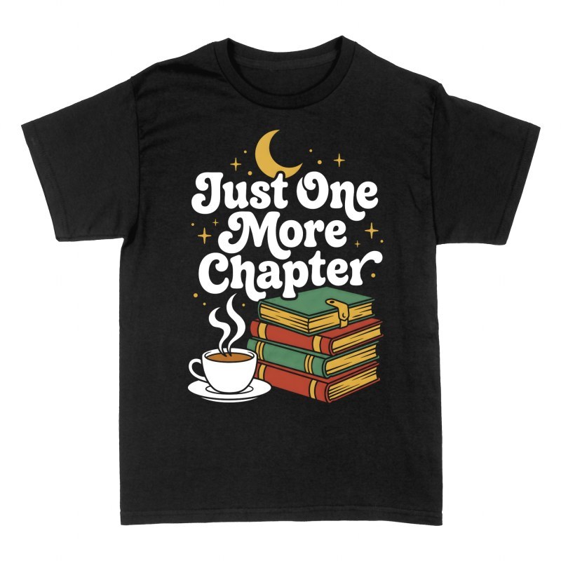T-shirts: Nur noch ein Kapitel Buch &amp; Kaffee