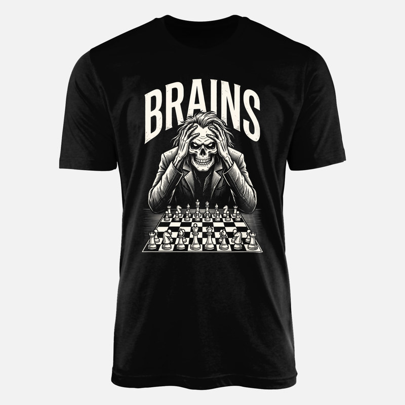T-shirts: Zombie Schachspieler Brains