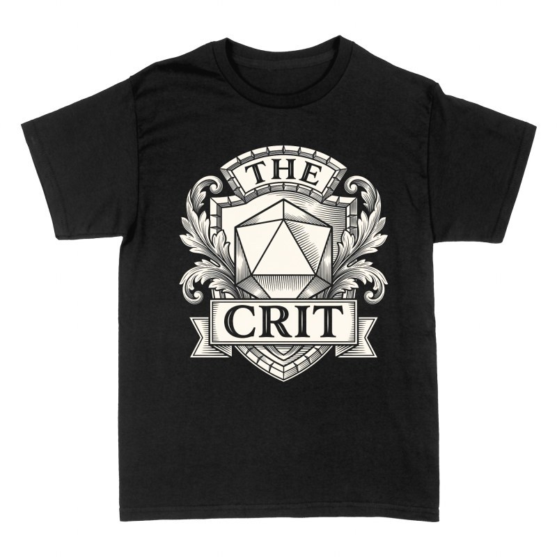 T-shirts: Wappen mit D20 W&uuml;rfel