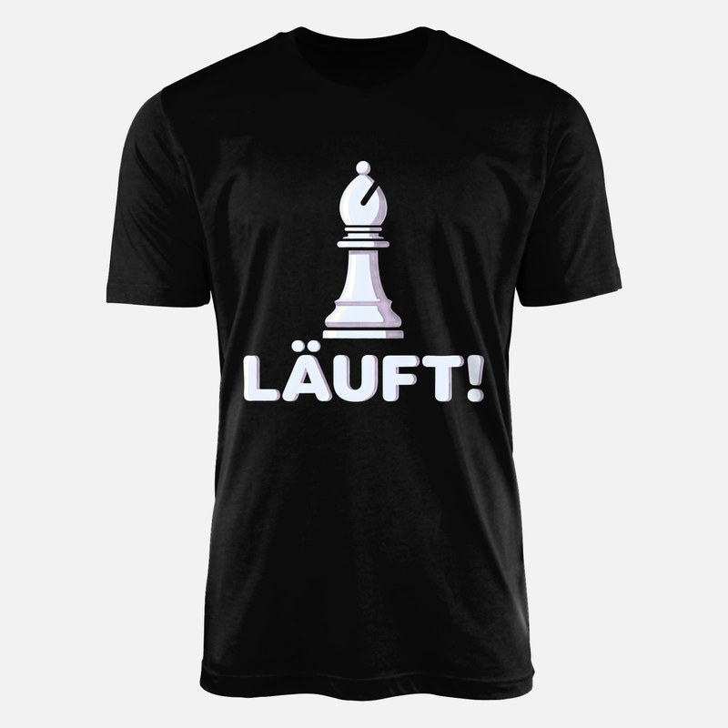 T-shirts: L&auml;uft! Schach L&auml;ufer Wortspiel