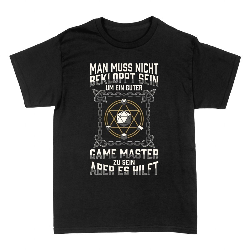T-shirts: Bekloppt sein Game Master D20 W&uuml;rfel