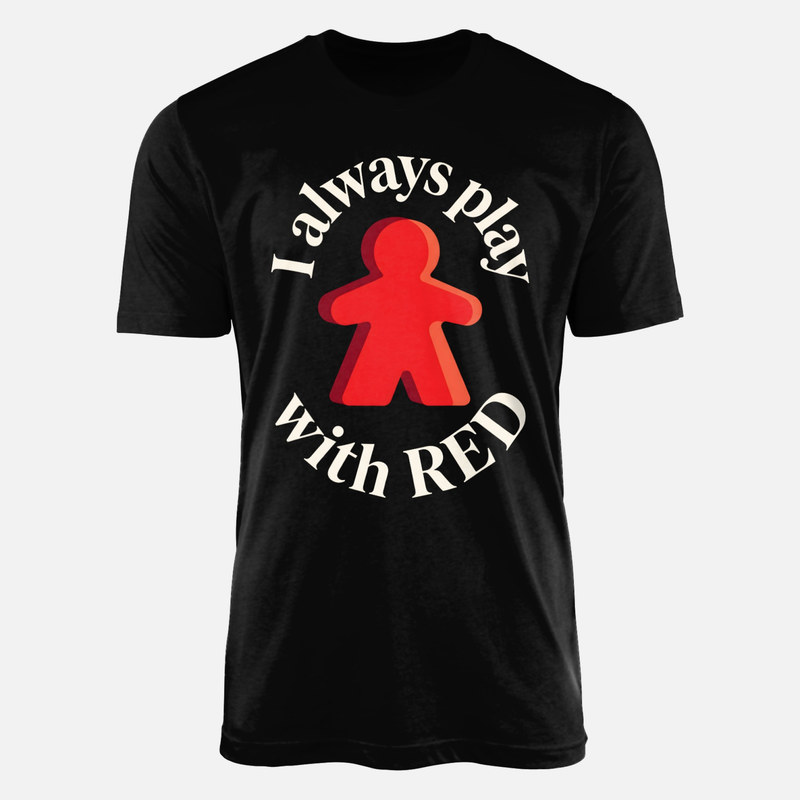 T-shirts: Roter Meeple Ich Spiele Immer Rot