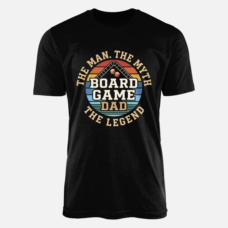 T-shirts: Board Game Dad Legende mit W&uuml;rfeln