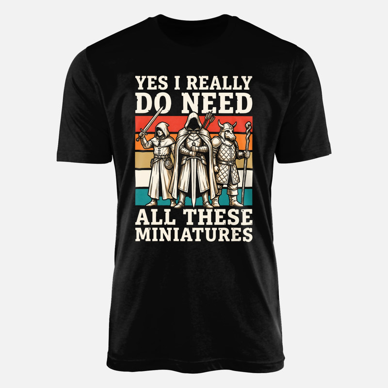 T-shirts: Ich brauche wirklich alle Miniaturen