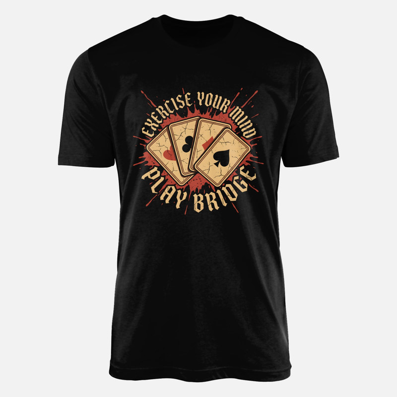 T-shirts: Bridge Kartenspiel Exercise Your Mind