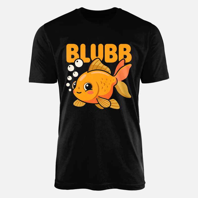 T-shirts: Kawaii Goldfisch Blubb