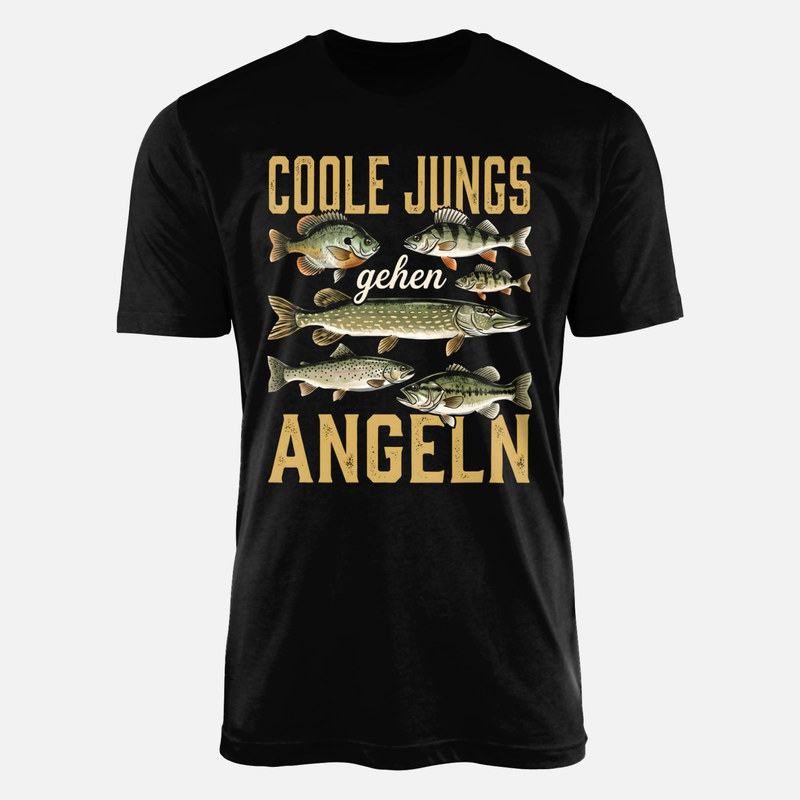 T-shirts: Coole Jungs gehen Angeln
