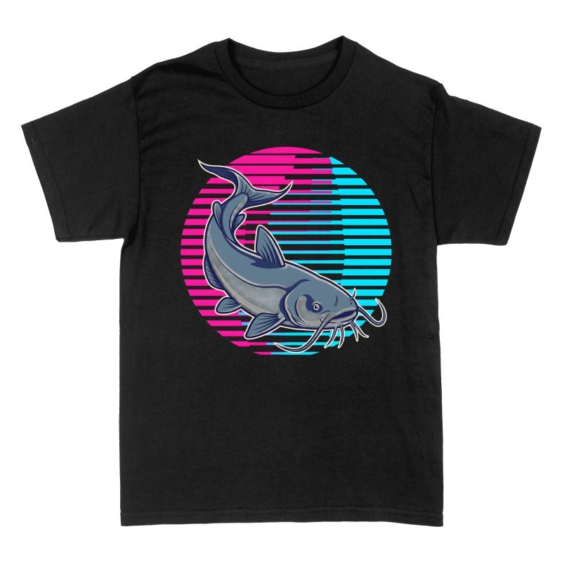 T-shirts: Wels Synthwave Retro Sonnenuntergang