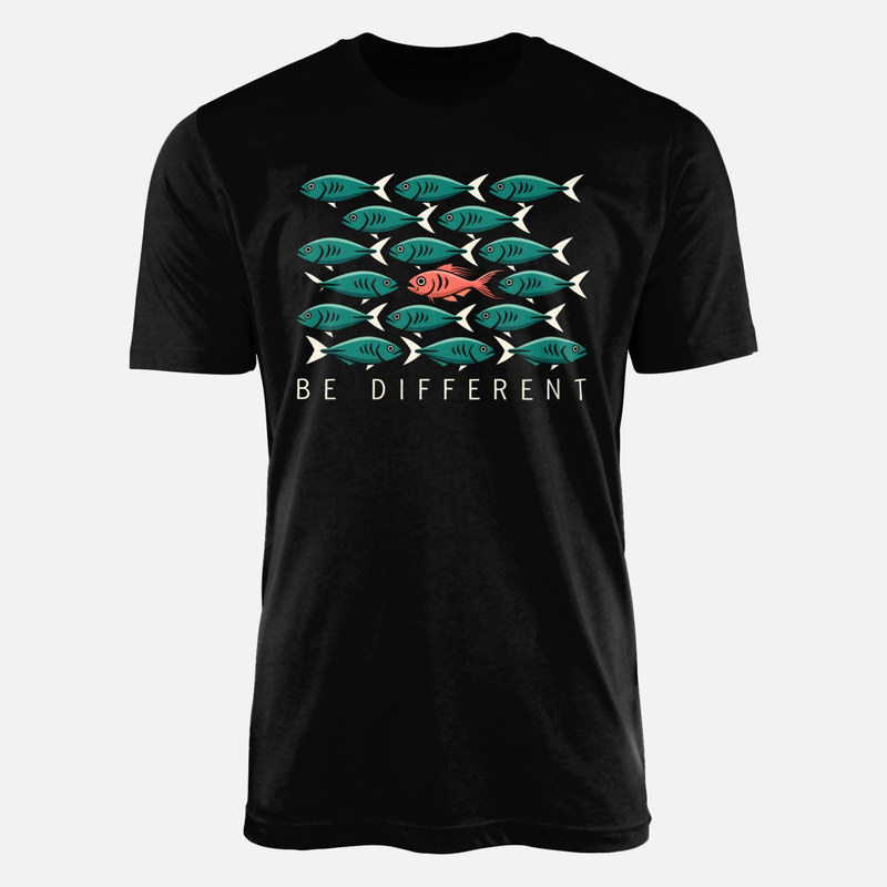 T-shirts: Fisch gegen den Strom