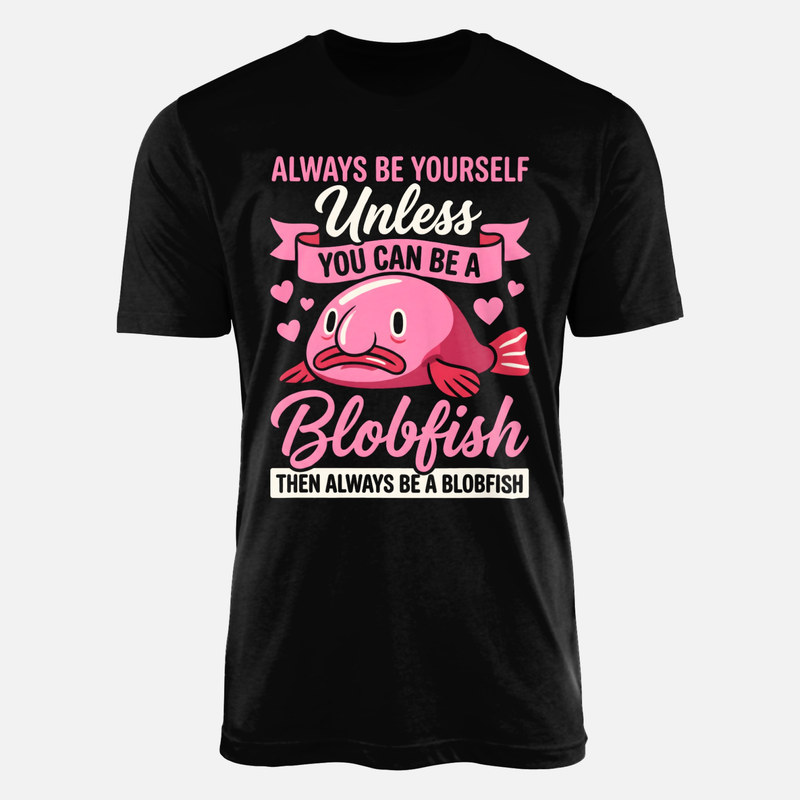 T-shirts: Blobfish mit Herzen und Spruch