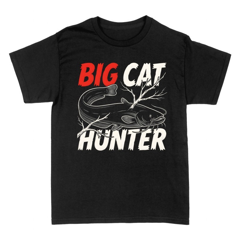 T-shirts: Wels-J&auml;ger Big Cat Hunter
