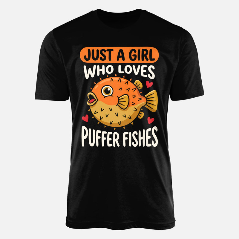 T-shirts: M&auml;dchen liebt Kugelfische