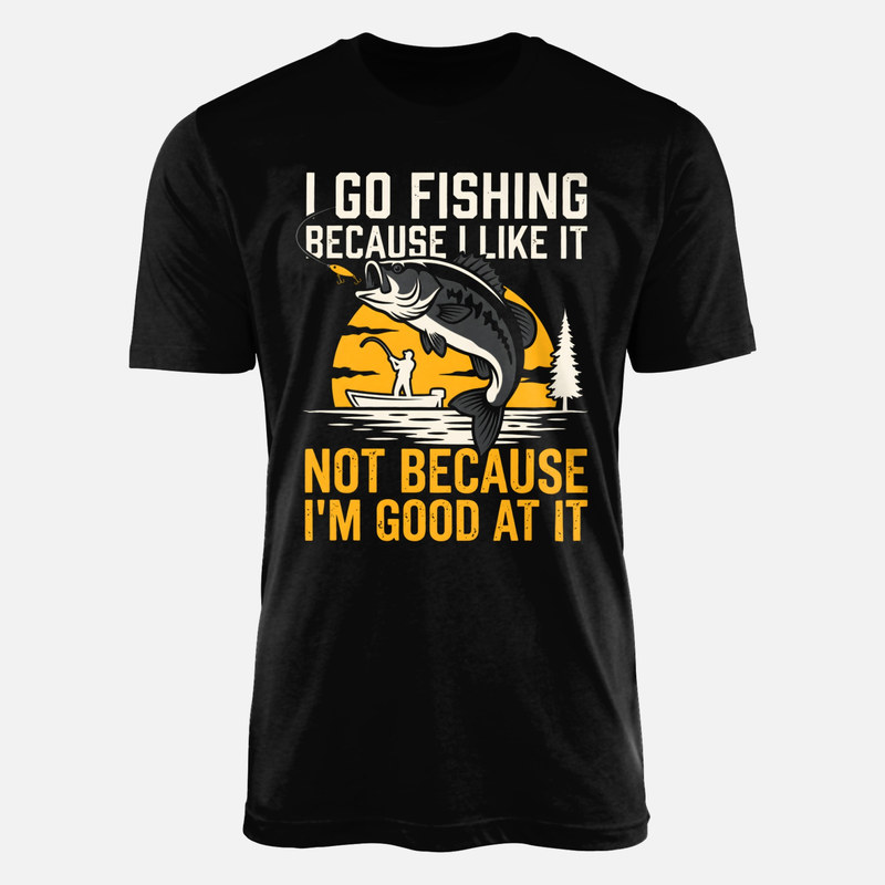 T-shirts: Ich angle weil ich es mag Fisch